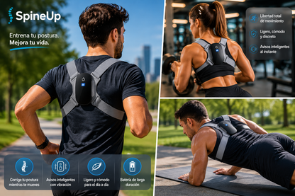 SpineUp™ Corrige tu postura. Alivia el dolor. Transforma tu vida.