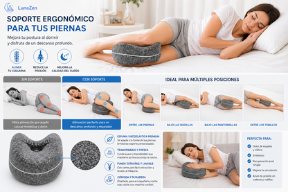 LunaZen™ Almohada para alineación de piernas