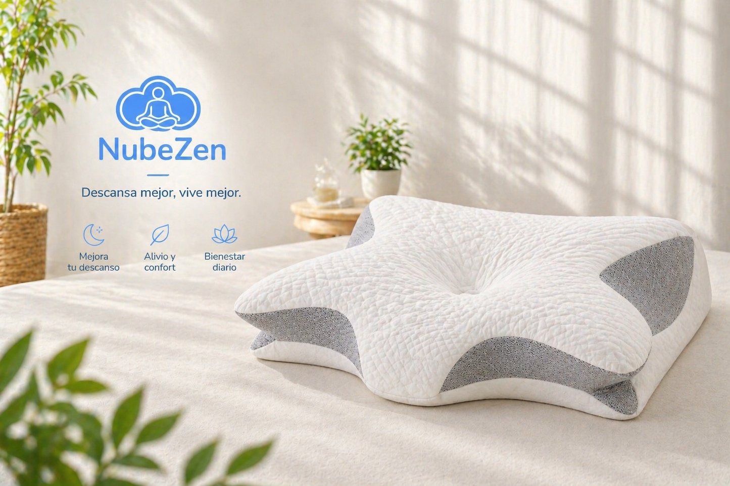 NubeZen™ Almohada ergonómica cervical